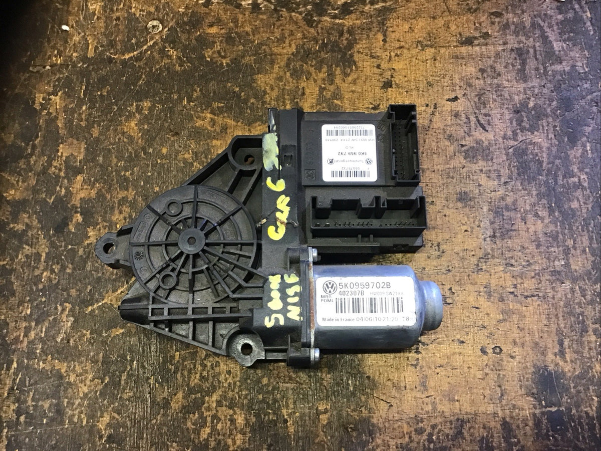 VOLKSWAGEN GOLF MK6 PASSENGERS FRONT WINDOW MOTOR REGULATOR 5K0959702B 09 20122