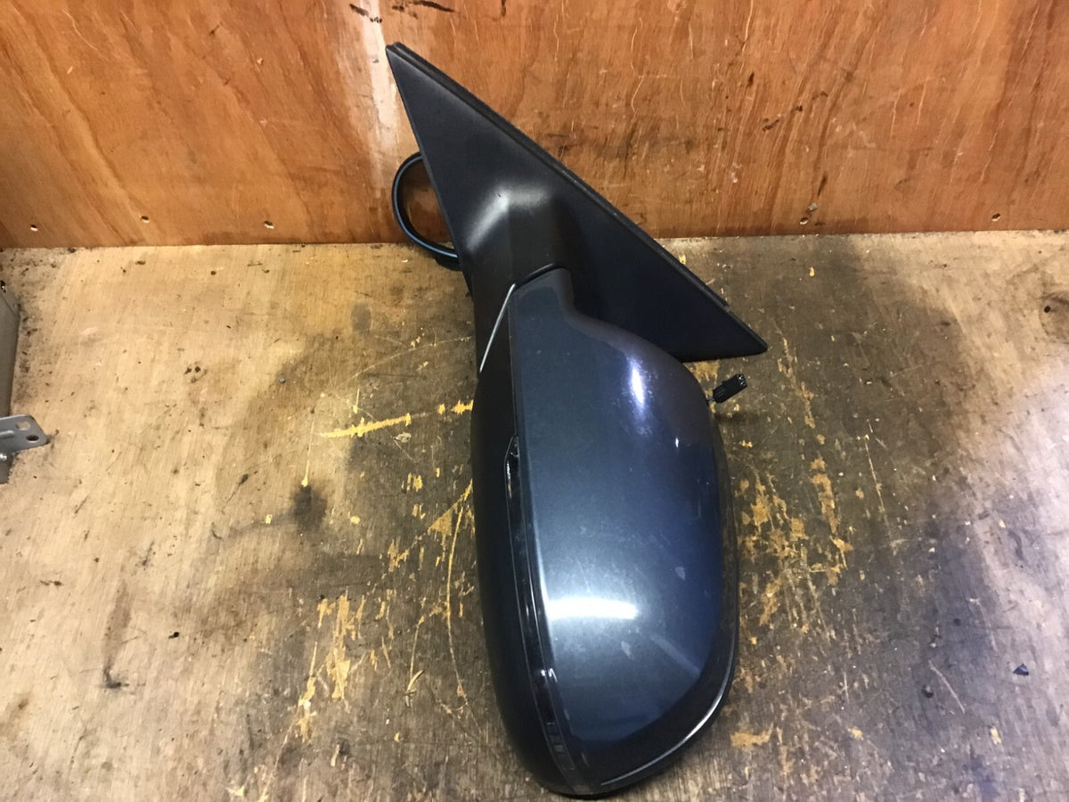 AUDI A4 B8 ESTATE PASSENGER SIDE N/S DOOR MIRROR METEOR GRAY METALLIC LZ7H 08 158