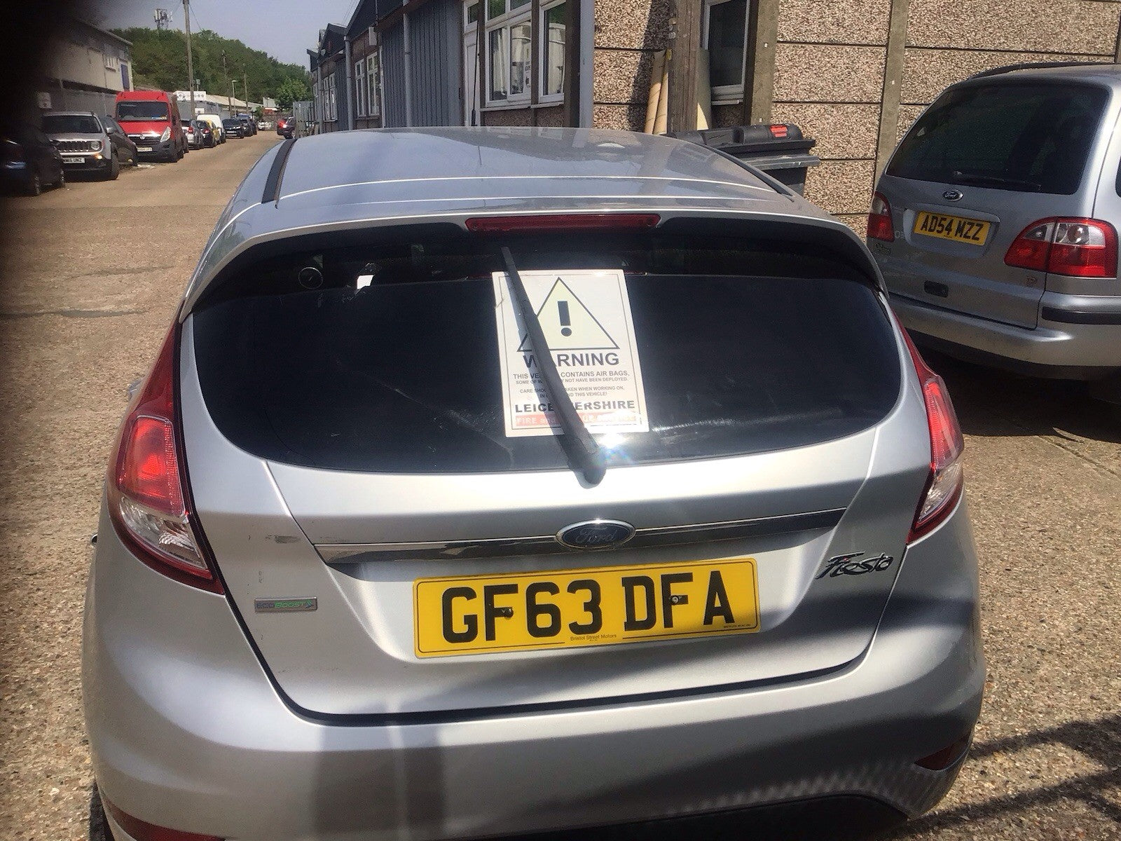 FORD FIESTA MK7.5  TAILGATE MOONDUST SILVER  2013 20170
