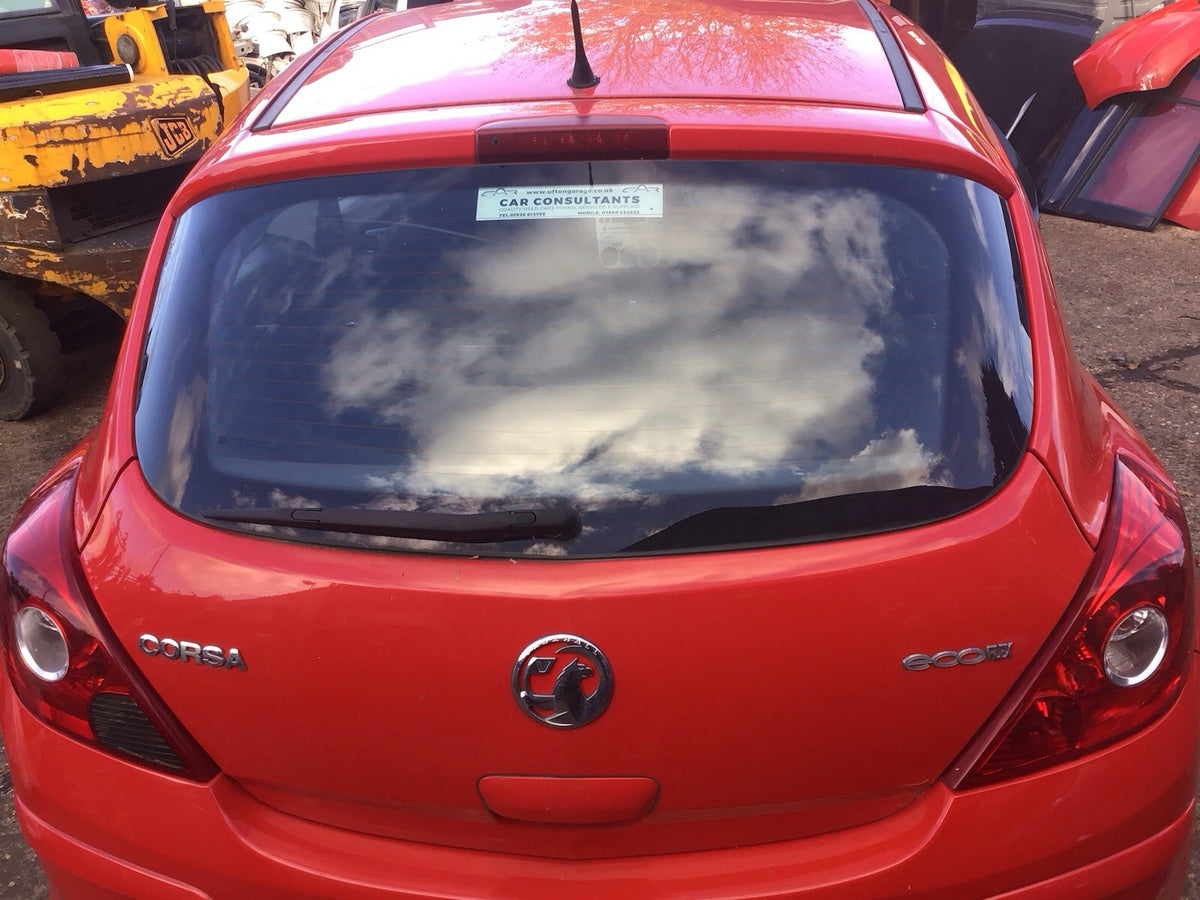 VAUXHALL CORSA D TAILGATE  FLAME RED Z547 3 DOOR MODEL 2006 20142