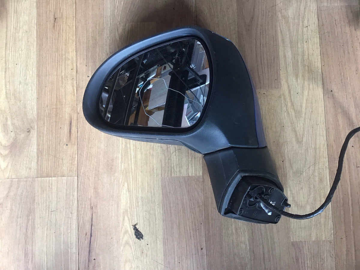 PEUGEOT 207 PASSENGER'S SIDE N/S DOOR MIRROR BLUE 014342 2006  20120