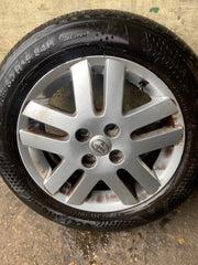 TOYOTA YARIS MK2 ALLOY WHEEL 15'' PZ406 B0675 ZC WITH TYRE 185X60X15 2006 20114