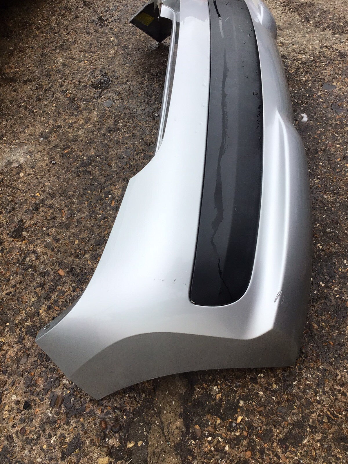 PEUGEOT 207 REAR BUMPER ALUMINIUM GREY METALLIC PAINT CODE EZR 2006 20124