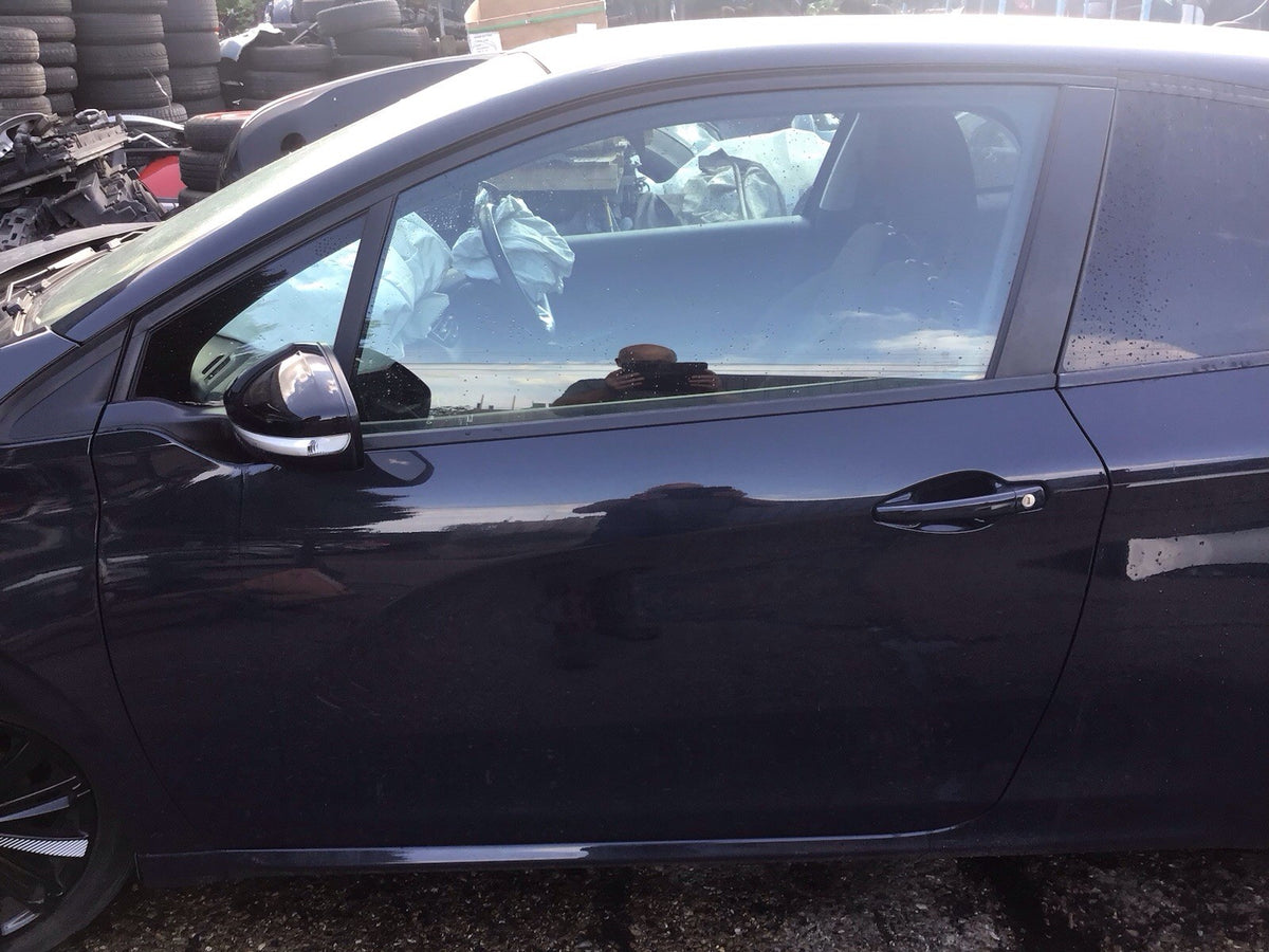 PEUGEOT 208 PASSENGER'S SIDE DOOR  HURRICANE GRAY KTG 3 DOOR MODEL 2012 20183
