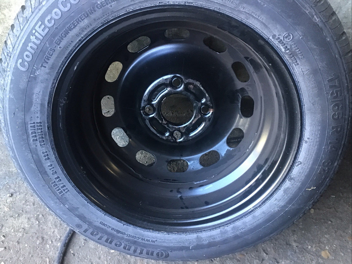 FORD FIESTA MK7 SPARE WHEEL 14'' STEEL RIM TYRE 175X65X14 2009 20178