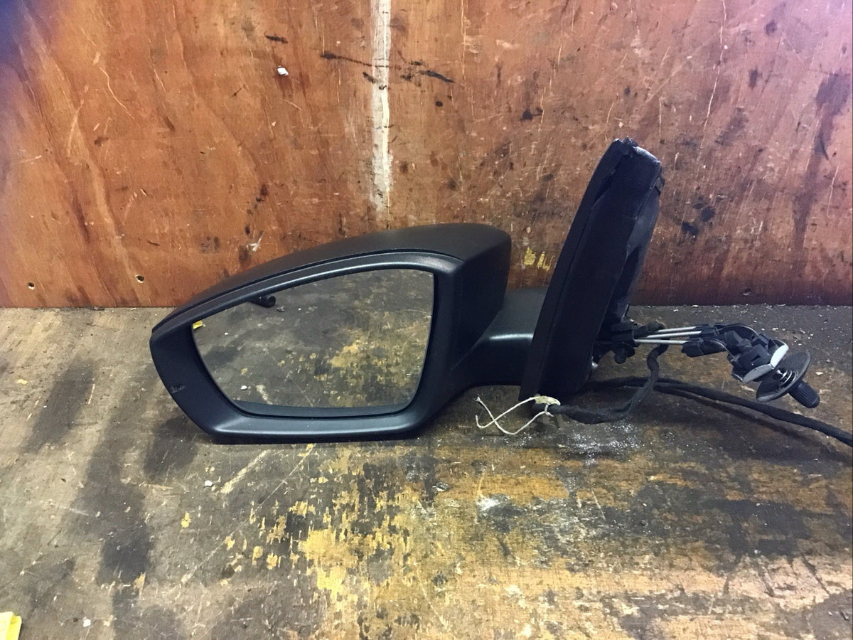 VOLKSWAGEN POLO 6R  PASSENGER'S SIDE MIRROR BLACK 6R2857501AG  2009 20152