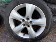 VAUXHALL ASTRA J PETROL ALLOY WHEEL 17"  AND TYRE 215X50X17 0P042 K6 2010 20152