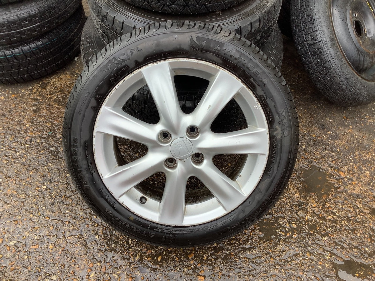 HONDA  JAZZ MK2 ALLOY WHEEL 15'' TYRE 185X55X15 TM8 660A 2009 20141