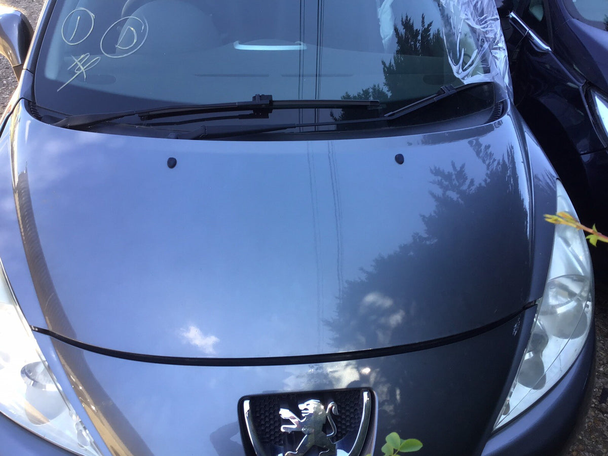 PEUGEOT 207 BONNET THORIUM GREY METALLIC PAINT CODE KTH 2006 20121