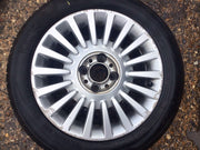 FIAT 500 ALLOY WHEEL 15" 51845435 WITH TYRE 185X55X15 2008 20212