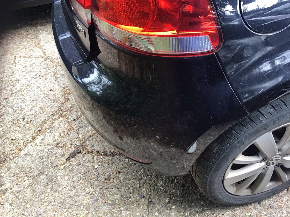 VOLKSWAGEN GOLF MK6 REAR BUMPER DEEP BLACK LC9X 2009 201213