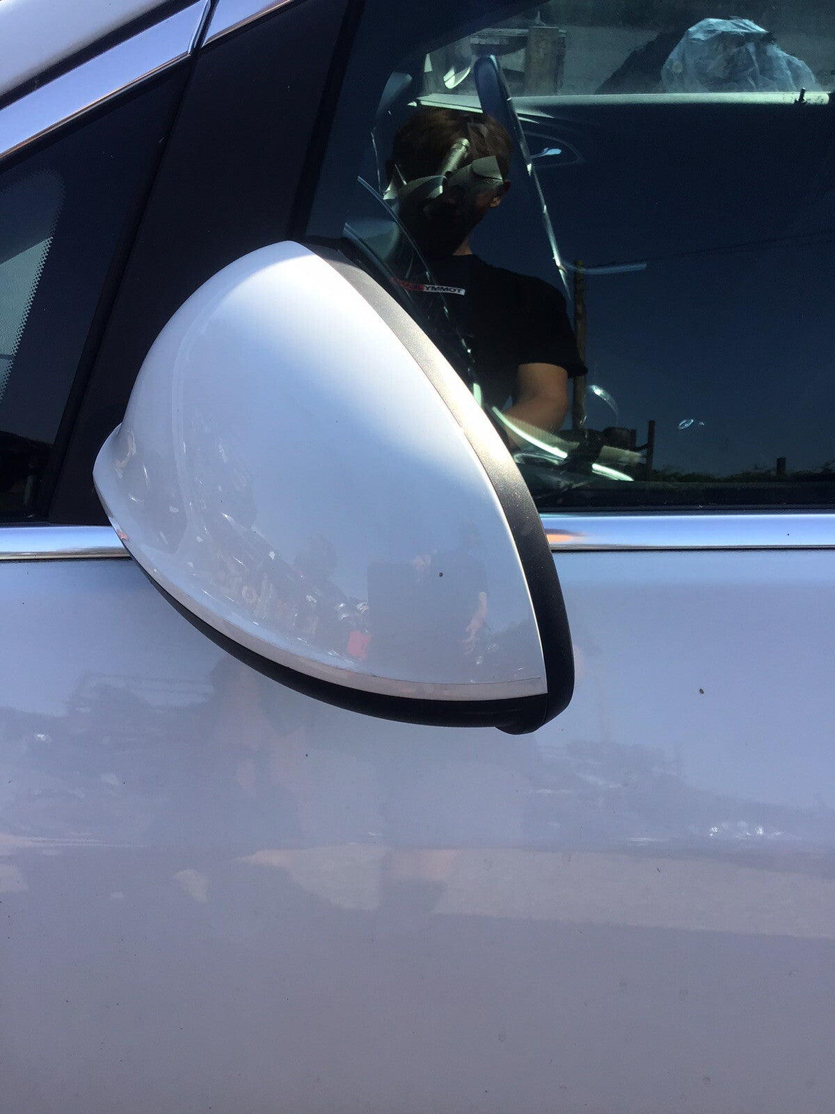VAUXHALL ASTRA J PASSENGER'S SIDE N/S DOOR MIRROR SUMMIT WHITE Z40R 2010 20145