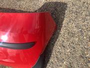 TOYOTA YARIS MK2 REAR BUMPER IN SUPER RED PAINT CODE 3P0 NEEDS PAINT 2006 200910