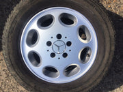 MERCEDES S CLASS W126 ALLOY WHEEL 15'' TYRE 8 HOLE 225X60X15 1980 19913