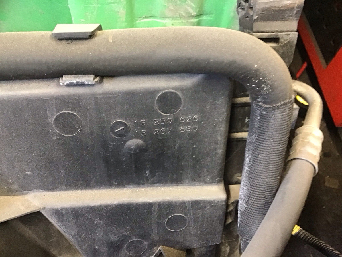 VAUXHALL ASTRA J  1.6 RADIATOR PACK COWLING PETROL 13289626 2009 20154
