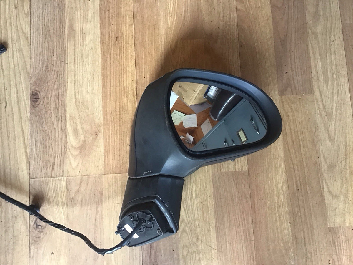PEUGEOT 207 DRIVER'S SIDE O/S DOOR MIRROR IN BLUE 014342 2006  20120