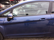 FORD FIESTA MK7 PASSENGER SIDE DOOR OCEAN BLUE METALLIC  3 DOOR MODEL 2008 20177