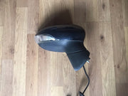 FORD FIESTA MK7 DRIVER'S  SIDE O/S DOOR MIRROR PANTHER BLACK METALLIC 2009 20120