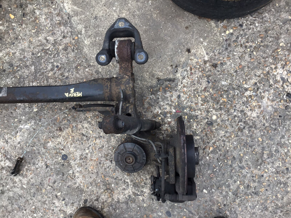 VAUXHALL MERIVA B REAR AXLE DISC BRAKES WITH ABS 2010 20176