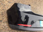 SEAT IBIZA FR REAR BUMPER 5 DOOR 6J4807421 BLACK LZ9Y 2011 20156