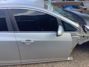 VAUXHALL ASTRA J DRIVER'S SIDE O/S FRONT  DOOR SOVERIGN SILVER Z176 2009 20151