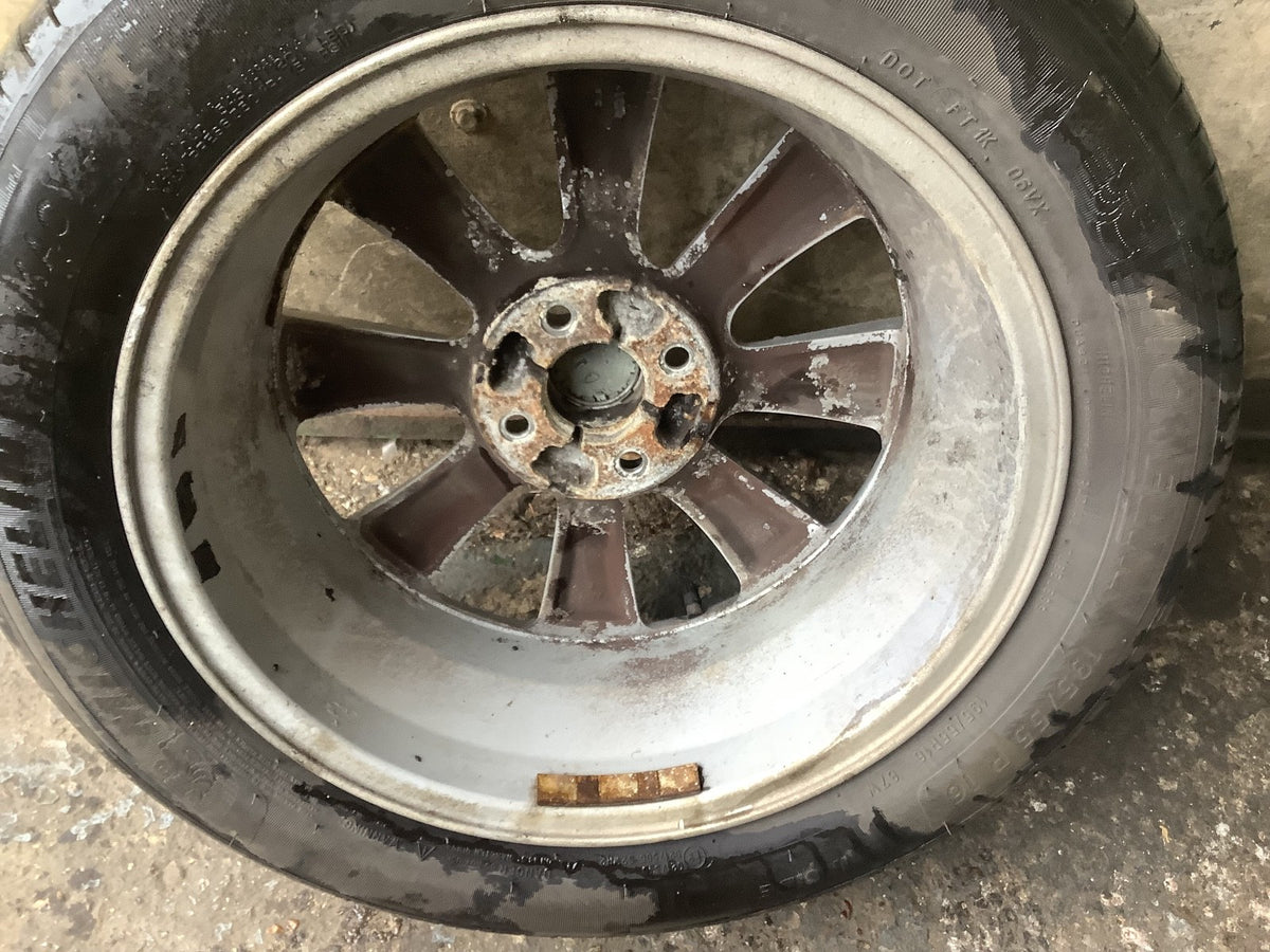 VAUXHALL CORSA D ALLOY WHEEL 16'' AND TYRE 195X55X16 13374019 2006 20148