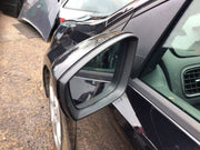 VOLKSWAGEN POLO 6R PASSENGERS SIDE N/S WING MIRROR BLACK PEARL LC9X  2009 20176