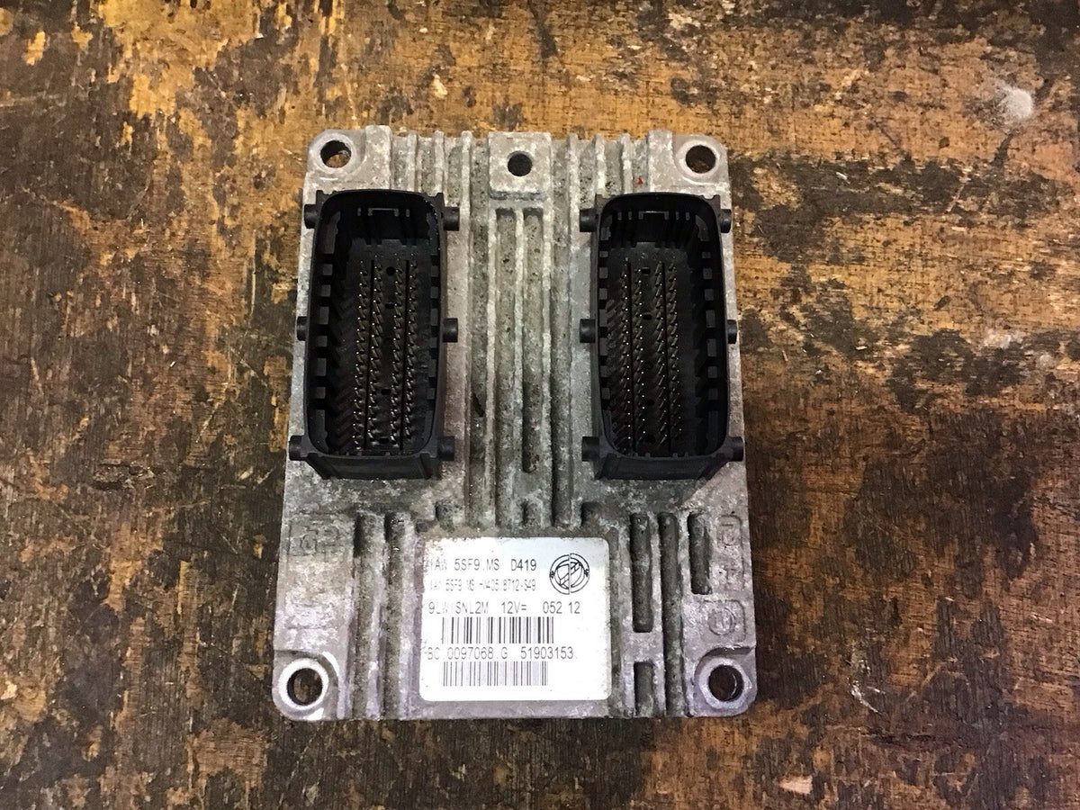 FIAT 500 1.2 PETROL ECU ENGINE CONTROL 51903153 2008 20151