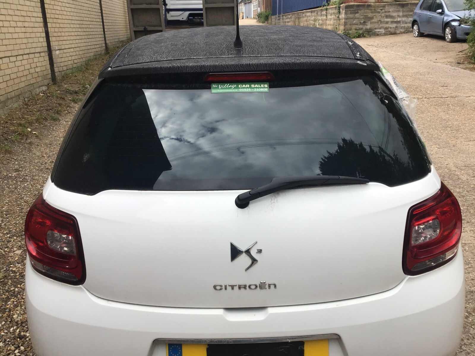 CITROEN DS3 TAILGATE IN BIANCA WHITE EWP 3 DOOR MODEL 2010 20180