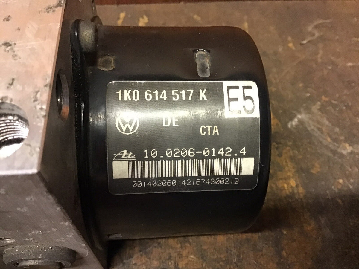 VOLKSWAGEN GOLF MK6 ABS PUMP MODULE 1K0614517K ATE 10.0206 0142.4 2009 20123