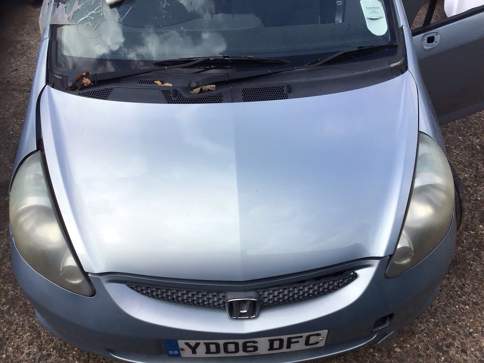 HONDA JAZZ MK2 BONNET SIRIUS BLUE B528M 2005 20081