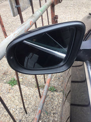 VOLKSWAGEN GOLF MK6 CONVERTIBLE  PASSENGER'S SIDE  MIRROR BLACK LC9X  2009 20124