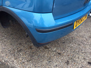 VAUXHALL CORSA C REAR BUMPER LIGHT BLUE METALLIC PAINT CODE Z20N 2001 200612