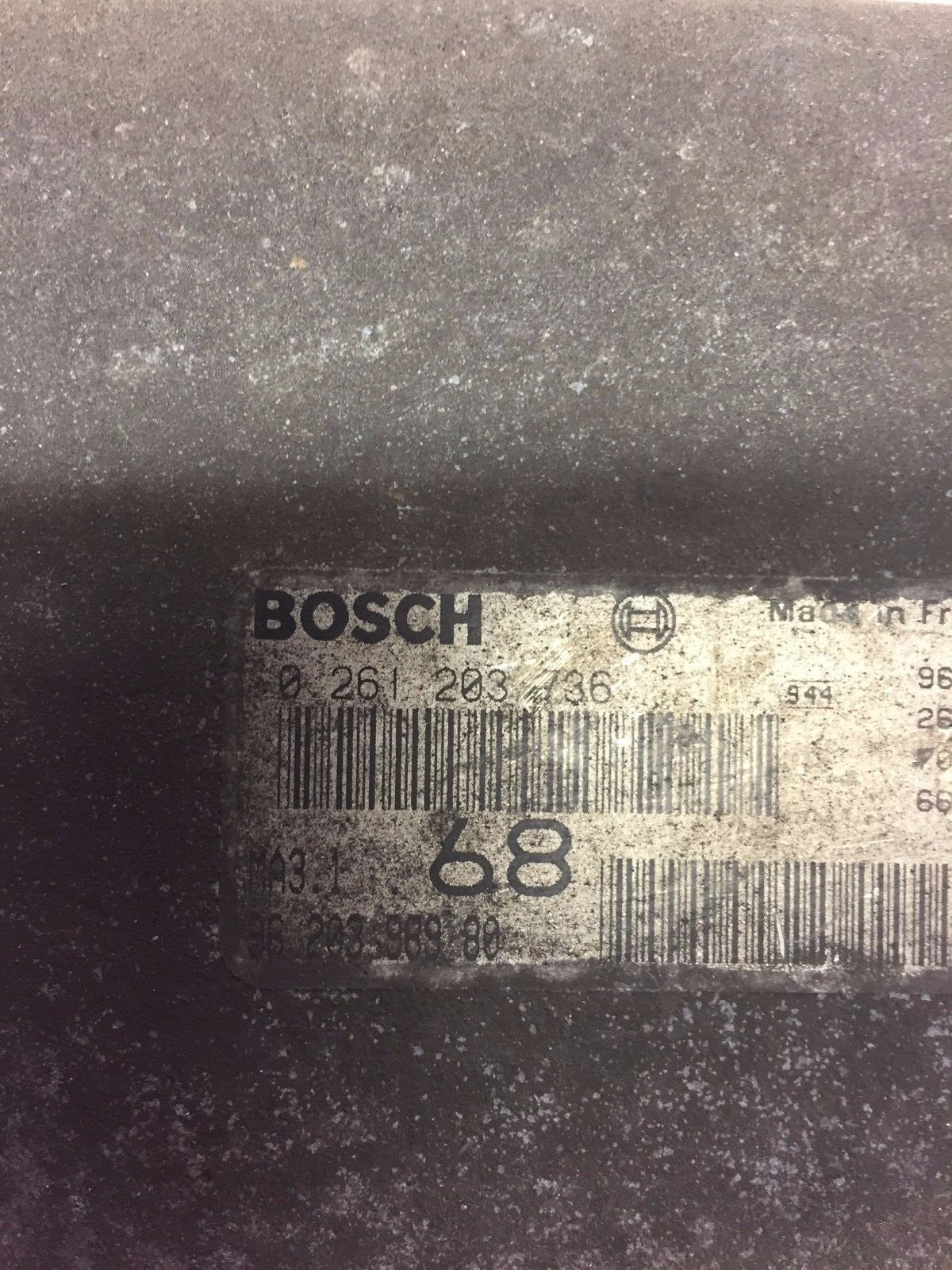 PEUGEOT 106 CITROEN SAXO 1.1 ENGINE ECU UNIT ECU BOSCH 0261203736 HDZ1