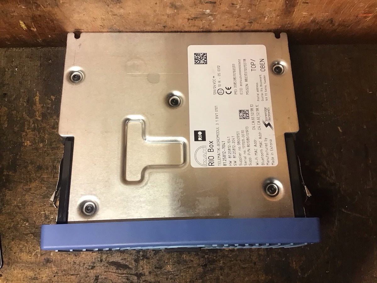 MAN TGX TGS TELEMATICS CONTROL UNIT RIO 81.25812 1041 81.27607 6000 2015 20208