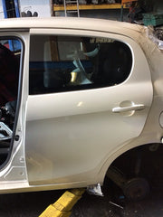 PEUGEOT 108 PASSENGER SIDE REAR DOOR WHITE KWD 2015 20211