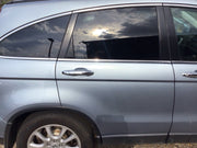 HONDA CRV DRIVER'S SIDE REAR O/S DOOR BLUEISH SILVER METALLIC B538M 2007 20122