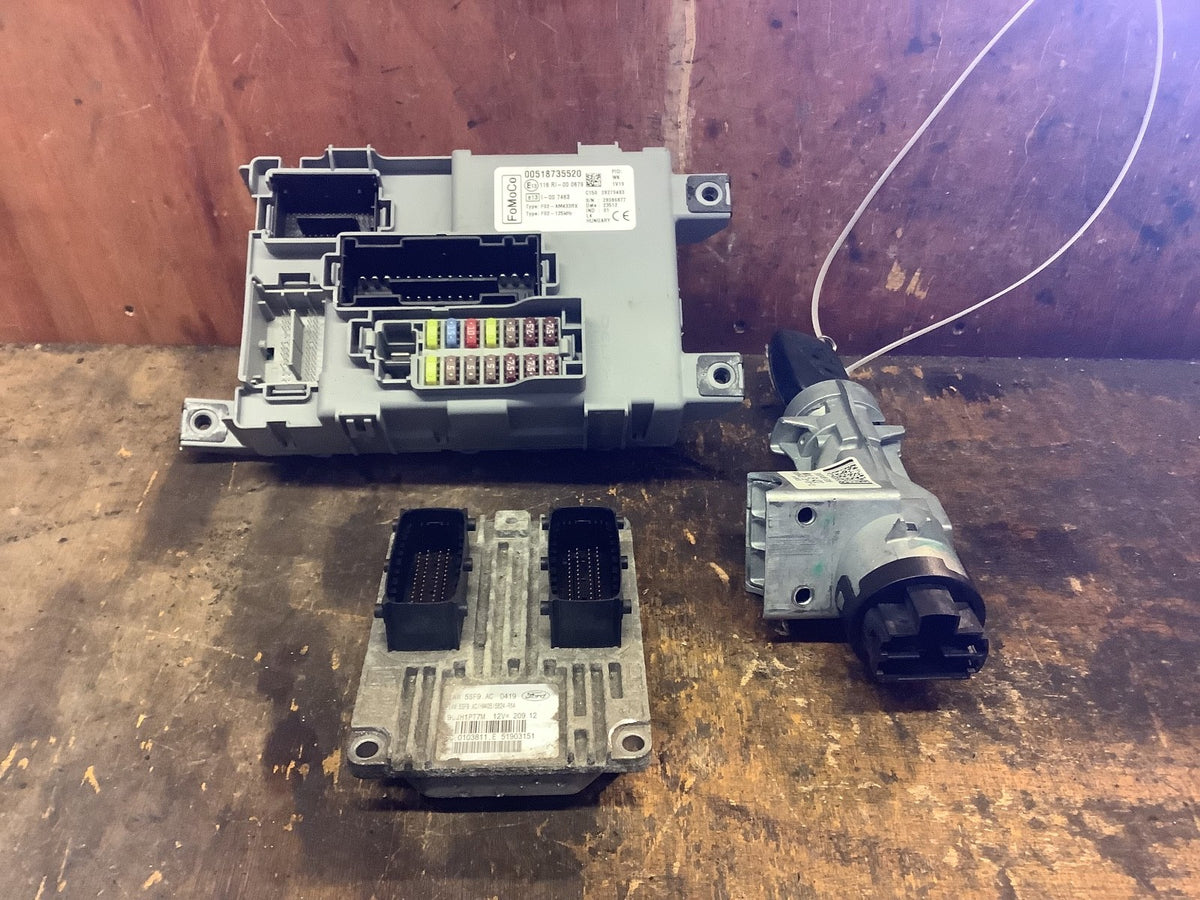 FORD KA MK2 1.2 PETROL ECU KIT IAW 5SF9.AC D419 2008 20150