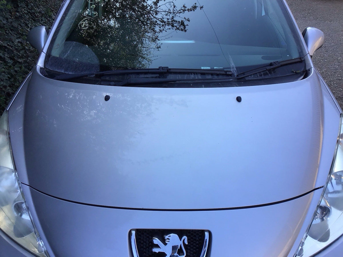 PEUGEOT 207 BONNET SILVER METALLIC PAINT CODE EZR 2006-20129