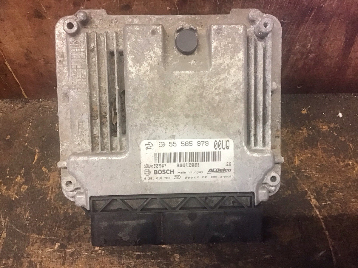 VAUXHALL CORSA D 1.3 CDTI DIESEL ENGINE ECU 55585979 OOUQ A13DTE 2010 20140
