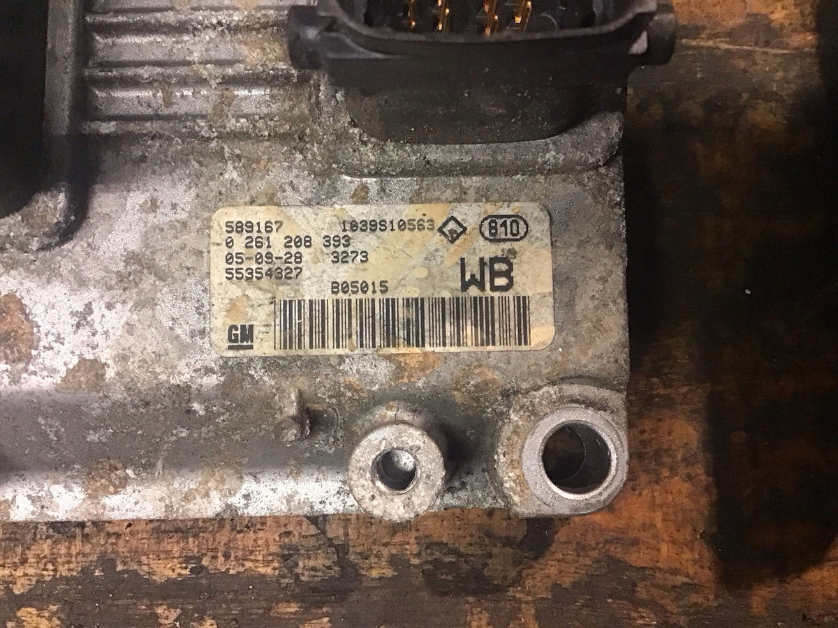 VAUXHALL CORSA C 1.0 PETROL ECU KIT 55354327 0261208393 Z10XEP 2003 20069