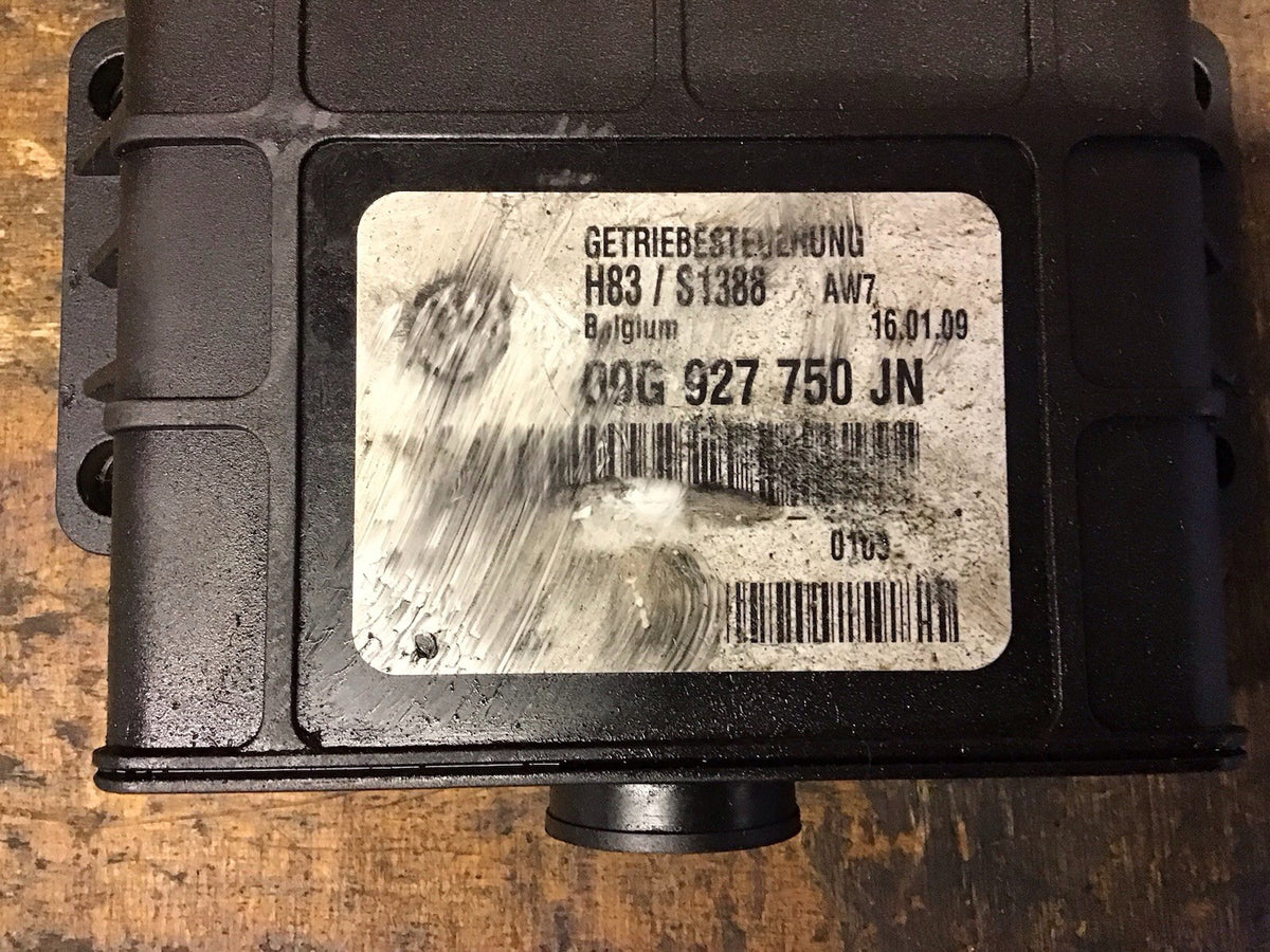 VOLKSWAGEN POLO 9N3 AUTOMATIC GEARBOX CONTROL MODULE ECU 09G927750JN 2005 200911