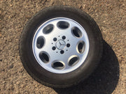 MERCEDES S CLASS W126 ALLOY WHEEL 15'' TYRE 8 HOLE 225X60X15 1980 19911
