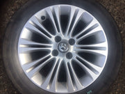 VAUXHALL CORSA ALLOY WHEEL 16'' 13298019 AND TYRE 195X55X16 2006 20143