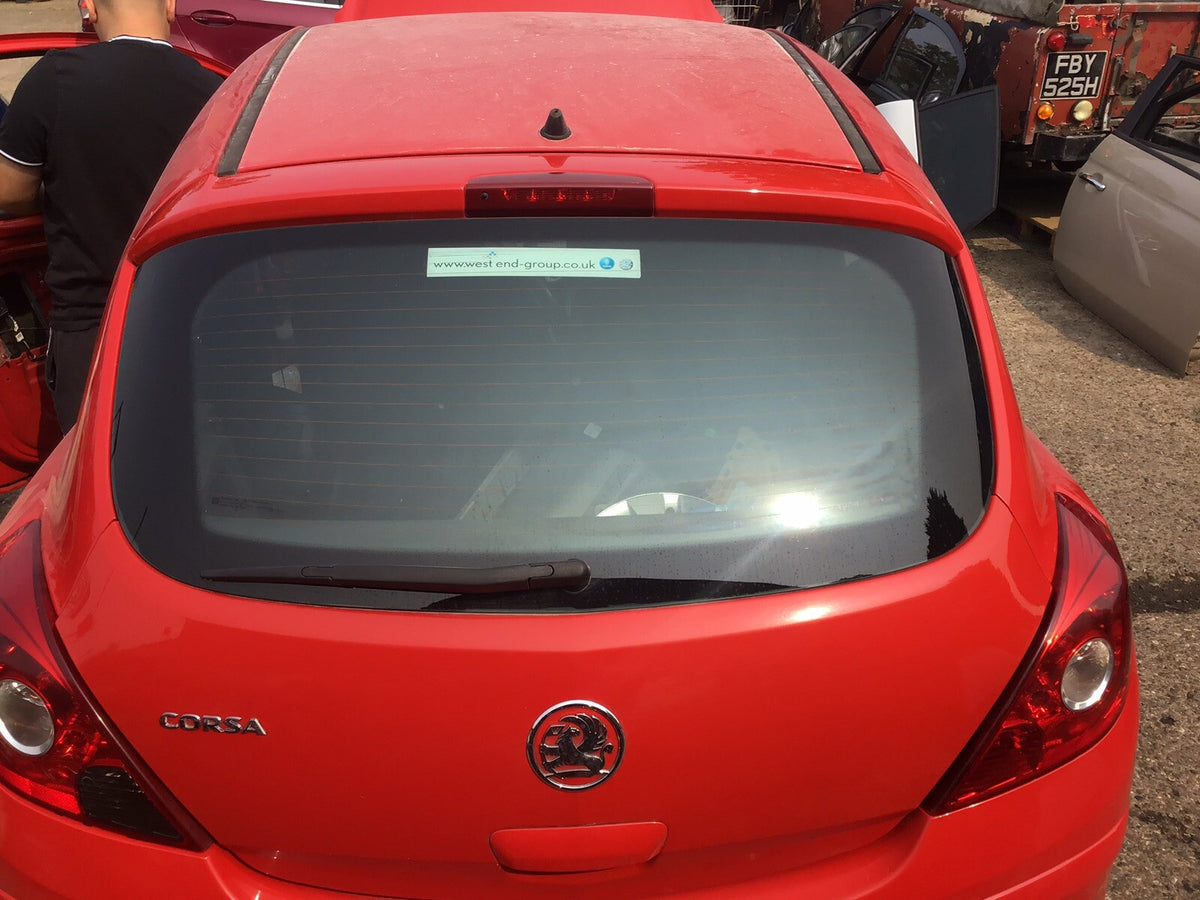 VAUXHALL CORSA D TAILGATE RED Z547 3 DOOR MODEL 2006 20144