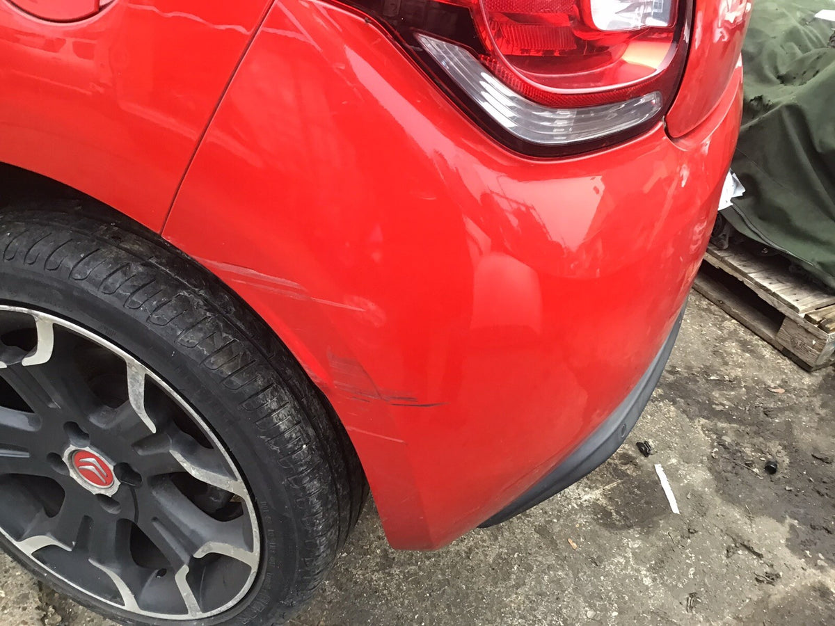 CITROEN DS3 REAR BUMPER ADEN RED PAINT CODE KKN 2010 20157