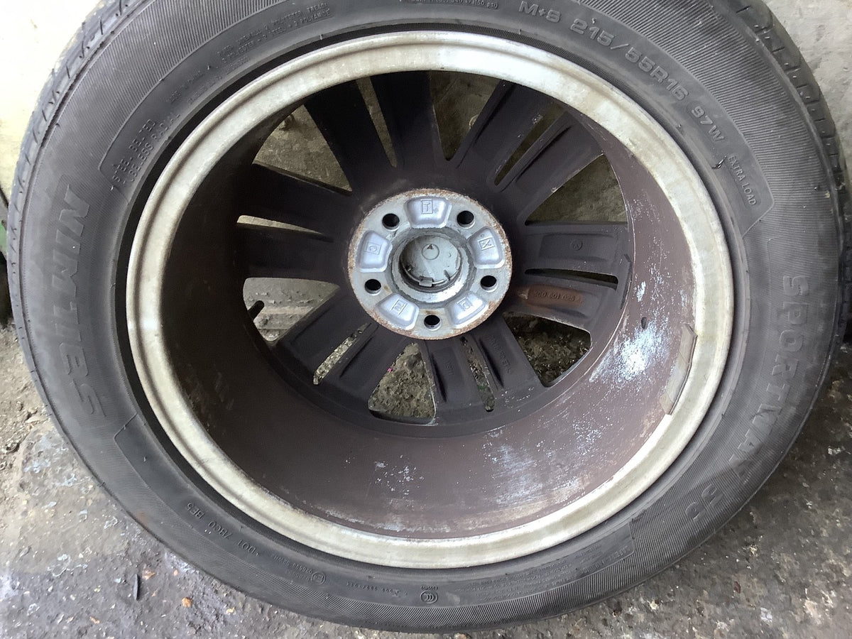 VOLKSWAGEN EOS ALLOY WHEEL 16" 3G0601025AF WITH TYRE 215X55X16 2007 201411