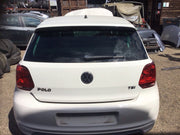 VOLKSWAGEN POLO 6R TAILGATE IN CANDY WHITE LB9A 2009 20173