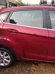 FORD FIESTA MK7 DRIVER'S SIDE O/S REAR DOOR M9 HOT MAGENTA 2008 20173