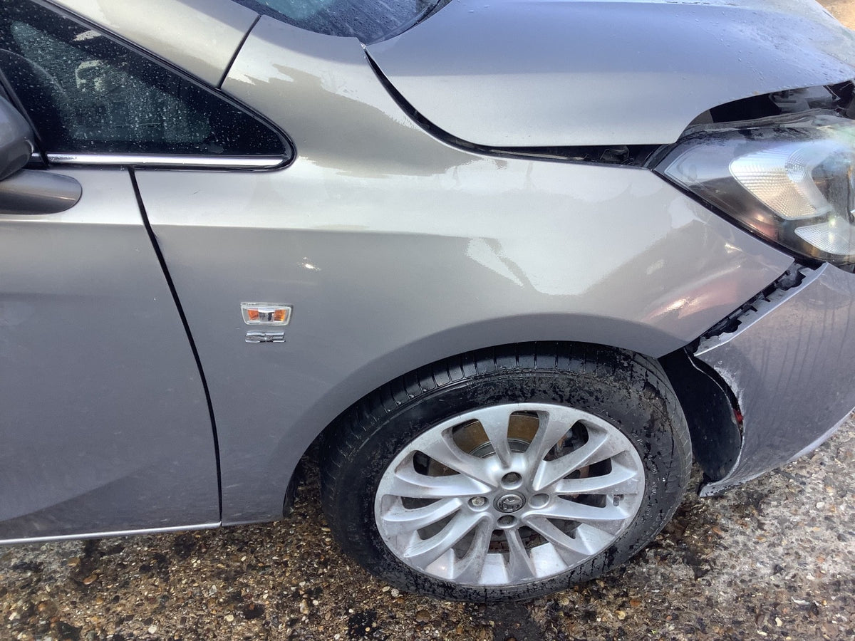 VAUXHALL CORSA E DRIVER'S SIDE O/S WING PANEL PEPPERDUST METALLIC Z40W 2015 20190